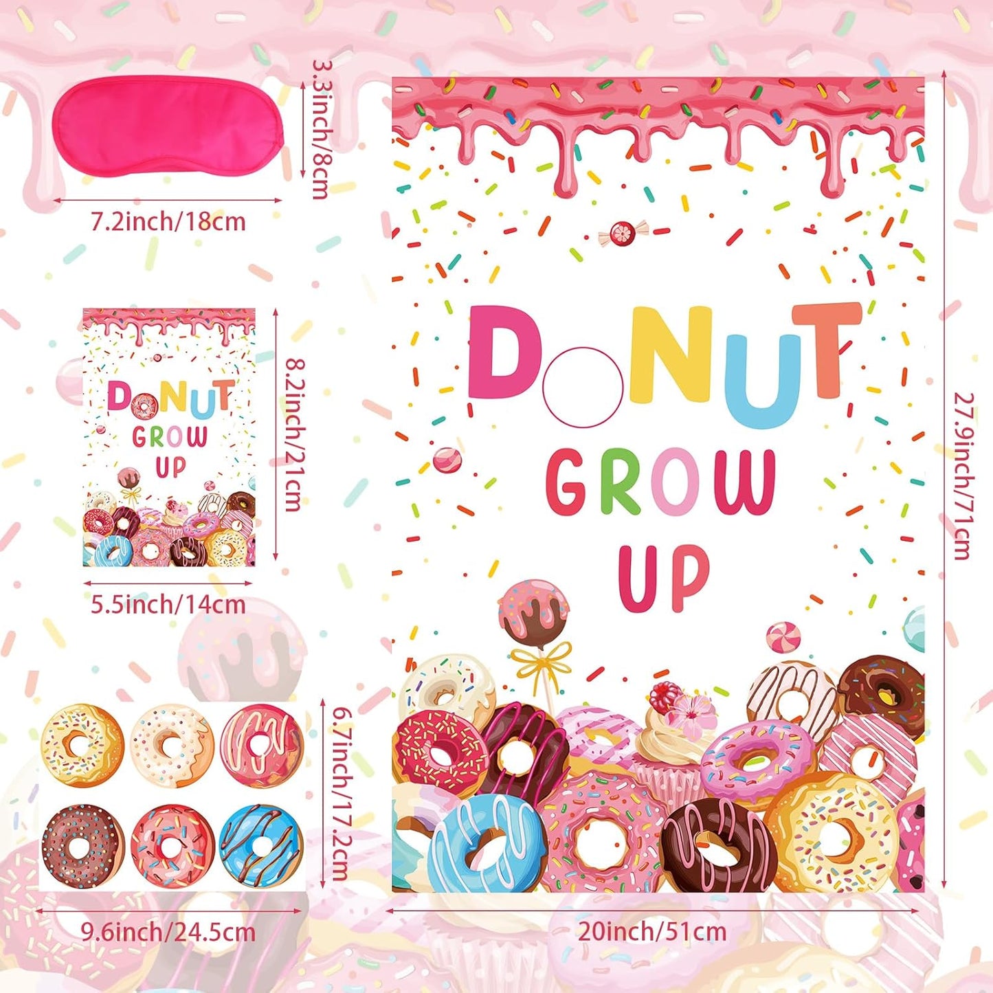 Pin The Crown on The Princess Party Games for Girls Princess Birthday Party with 24 Pcs Crowns, Large Princess Poster for Kids Girls Princess Birthday Party Princess Tea Party Decorations