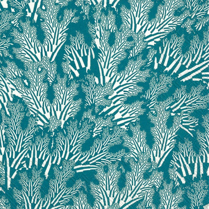 IHR Ideal Home Range Cocktail Napkins Marimekko Disposable 3-Ply Paper Party Napkin Pack, 5" x 5", Orkanen Linen/Blue, 20-Count
