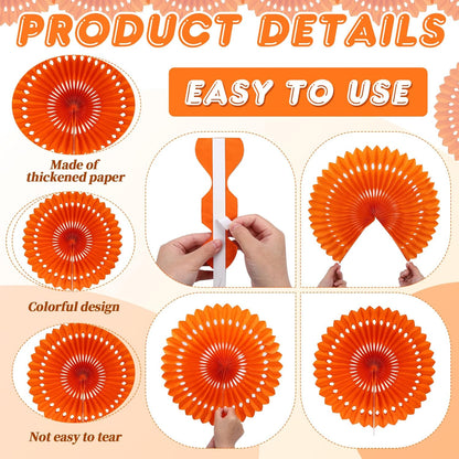 BestoFun 12PCS Paper Fans Hot Pink Party Decorations Tissue Paper Flowers Decorations Hanging Honeycomb Round Paper Fans Decoration for Girl Groovy Birthday Baby Shower Wedding