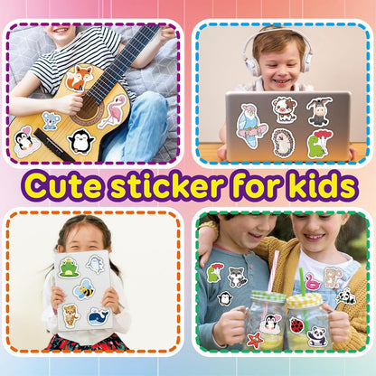 200Pcs Water Bottle Stickers for Kids Teens, Waterproof Vinyl Stickers, Stickers for Kids Classroom Decor, Teacher Supplies & Classroom Must Haves