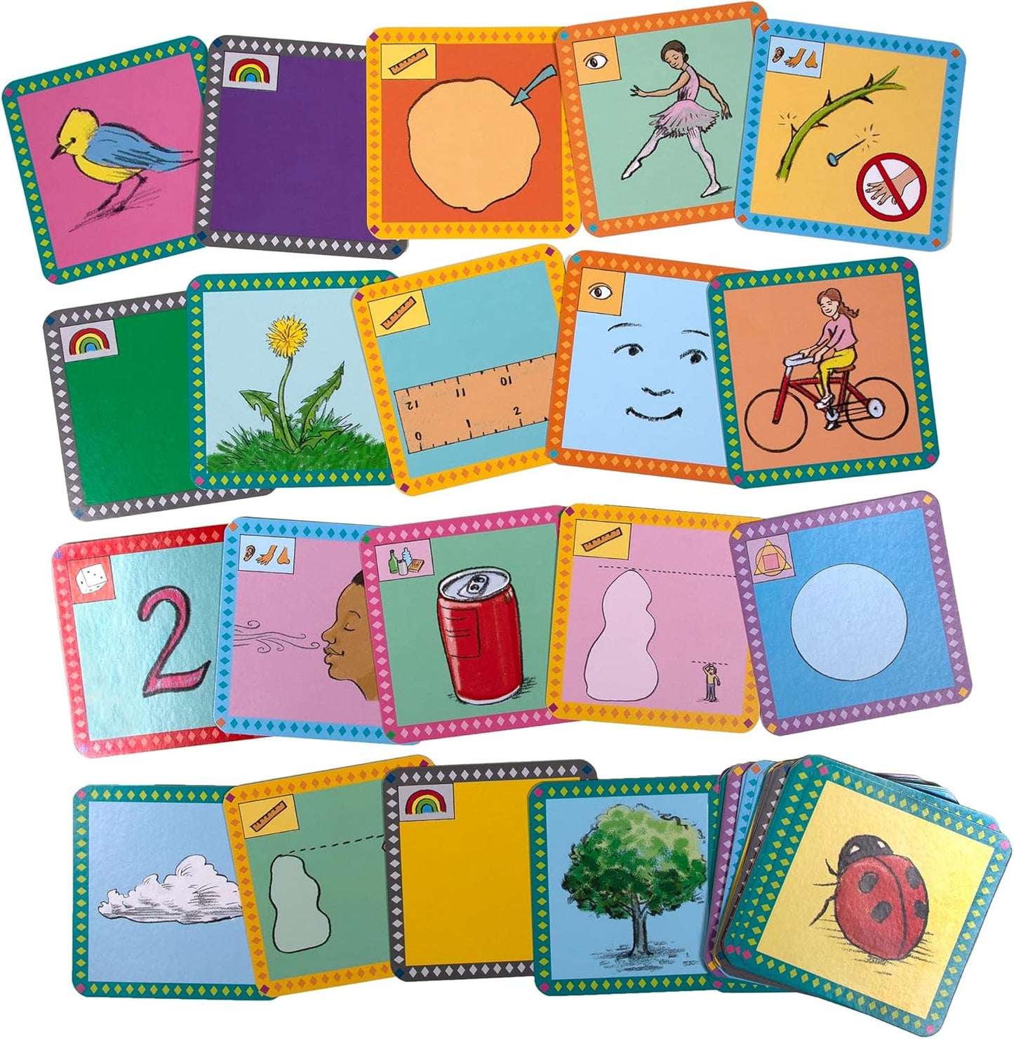 eeBoo Scavenger Hunt Indoors Game, a Finding Game that develops observational and Analytical Skills, Includes 50 Cards & Instructions, for Ages 3 and up