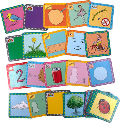eeBoo Scavenger Hunt Indoors Game, a Finding Game that develops observational and Analytical Skills, Includes 50 Cards & Instructions, for Ages 3 and up