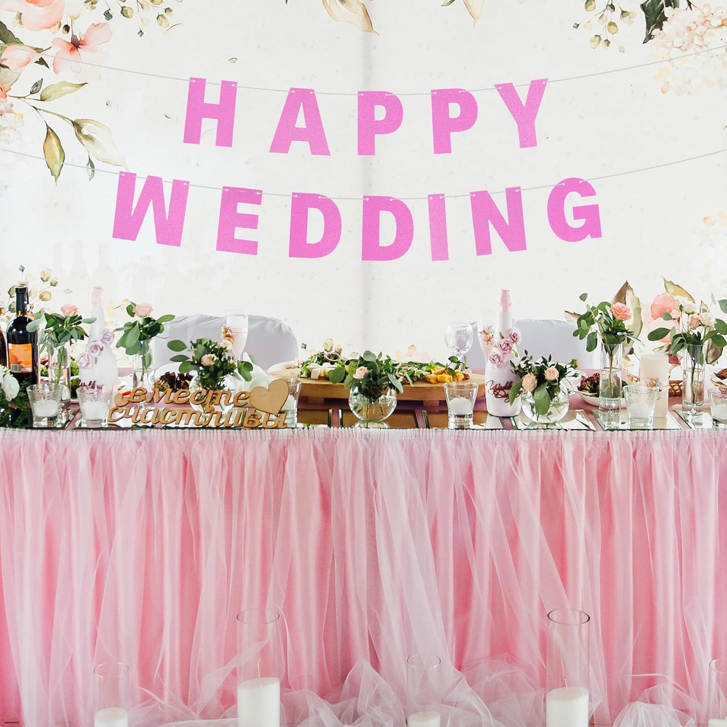 DIY Banner Kit with Letters Glitter Banner Letters Customizable Birthday Banners Graduation Banner Custom Party Hanging Banner for Graduation Wedding Party Baby Shower Decoration(Gold)