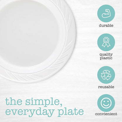 100 Count Disposable 12 ounce White Plastic Soup Bowls