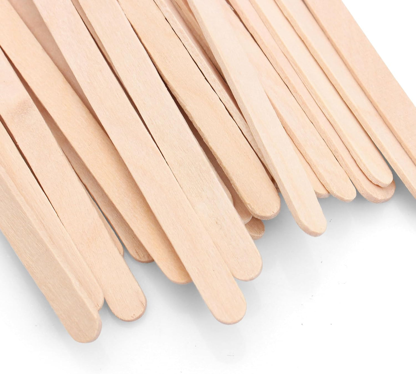 ANTETOK Wooden Coffee Stirrers - Coffee Stir Sticks 7.5 Inch,100pcs Disposable Birch Wood Coffee/Beverage Stirrers,Swizzle Drink Sticks,Coffee Bar Accessories