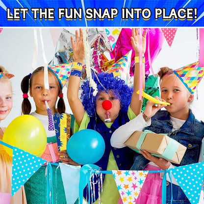 Cartoon Animation Slap Wristband, 24 Pack - Birthday Party Supplies, Cartoon Theme Bracelets Goodie Bag Fillers for Birthday & Theme Parties