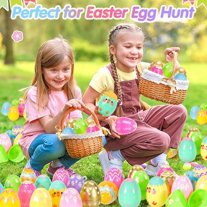 SevenQ Toy Cars Easter Basket Stuffers 24 Pcs, Prefilled Easter Egg Fillers Race Car Party Favors for Kids Birthday Goodie Bag Treasure Box Toys for Classroom Treat Prizes Pinata Egg Hunt Supplies