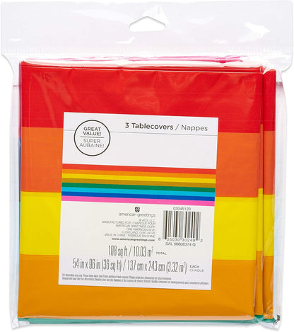 American Greetings Rainbow Party Supplies, Dessert Plates (36-Count)