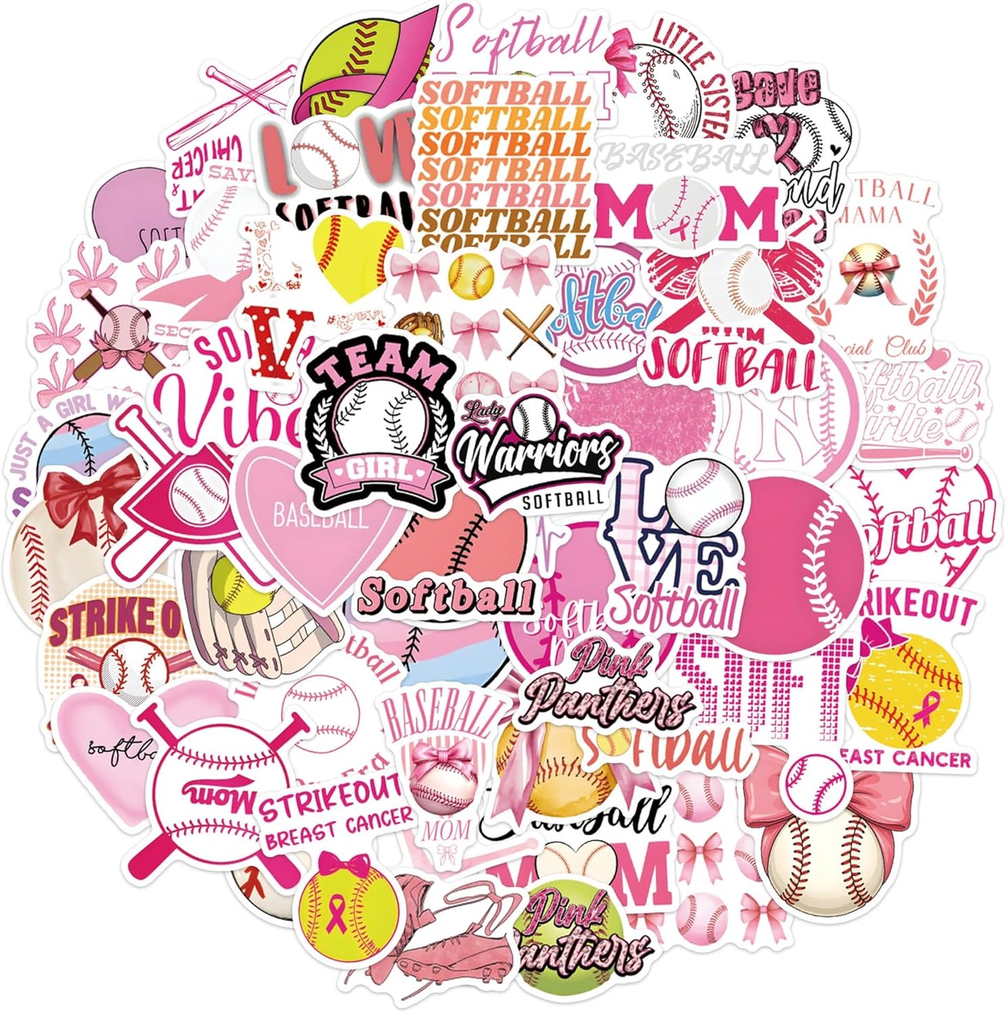 QTL Neon Stickers for Teens & Students Prizes, Waterproof Vinyl Party Favor Stickers, School Rewards, Water Bottle and Laptop, 50PCS - Colors A