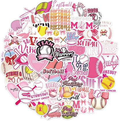 QTL Neon Stickers for Teens & Students Prizes, Waterproof Vinyl Party Favor Stickers, School Rewards, Water Bottle and Laptop, 50PCS - Colors A