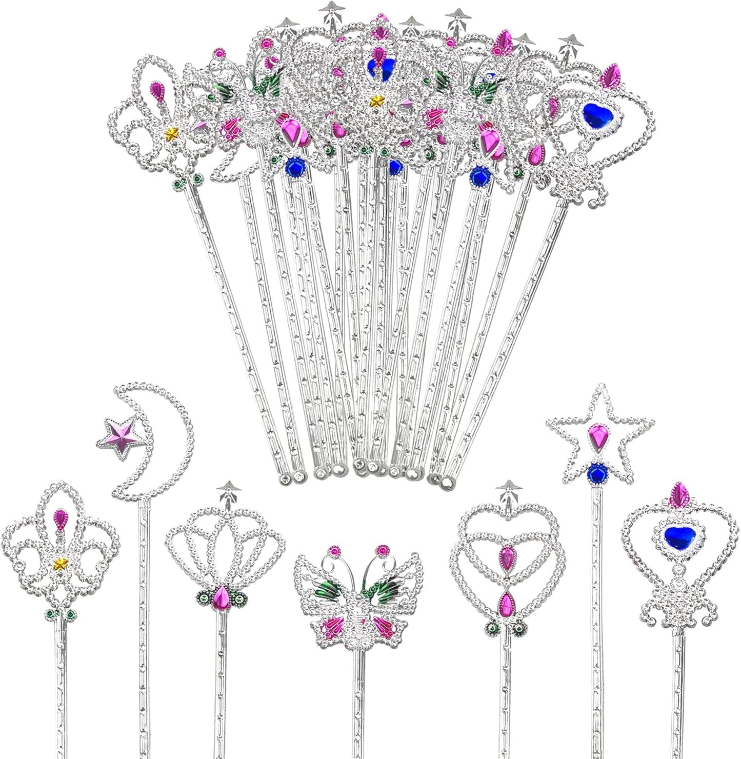 Fairy Magic Dress-Up Wand Set Princess Wand Girl Dress-Up Game Costume Cosplay