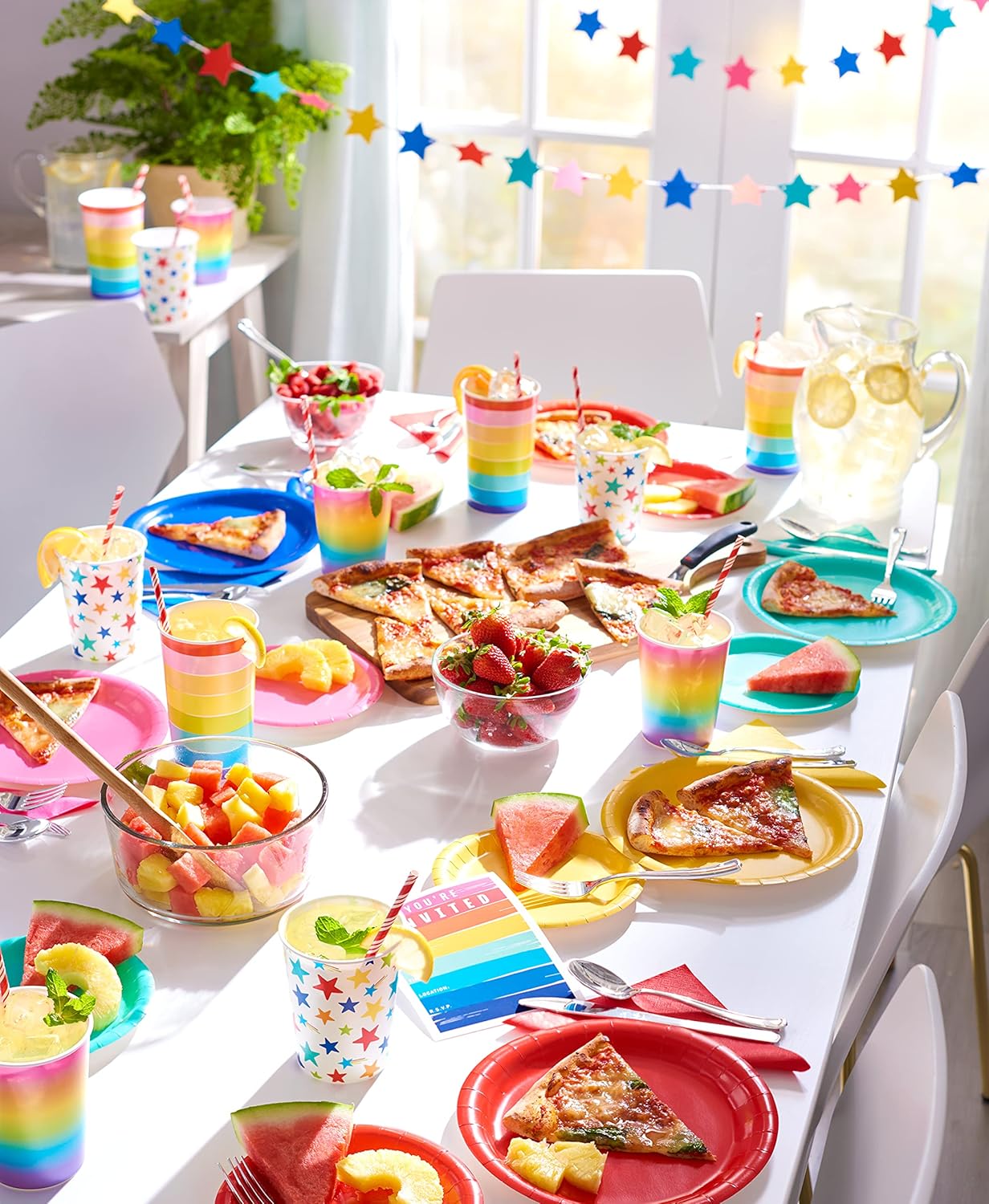 American Greetings Rainbow Party Supplies, Lunch Napkins (50-Count)