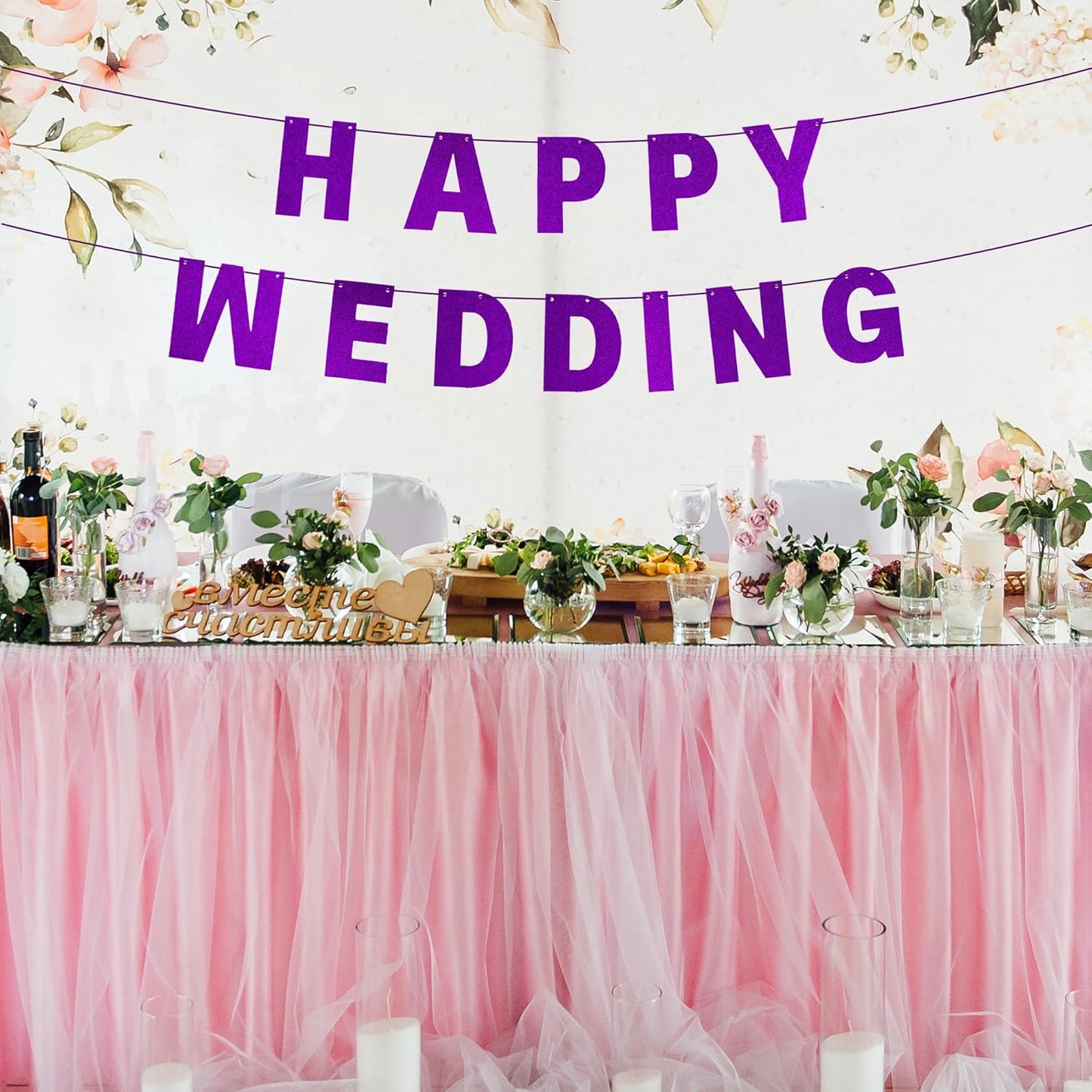DIY Banner Kit with Letters Glitter Banner Letters Customizable Birthday Banners Graduation Banner Custom Party Hanging Banner for Graduation Wedding Party Baby Shower Decoration(Gold)