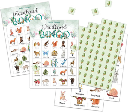 Garden Bingo Cards, Garden Theme Game for 24 Players, Bingo Activities for Adults, Garden Party Favors Supplies Decorations(A02)