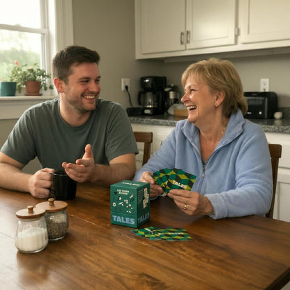 TALES 150 Conversation Cards, Friends Edition, Fun Friend Games for Adults, Teens, Kids, Perfect for Parties, Game Nights, Gifts & Gatherings, Conversations with Friends, Meaningful Connections