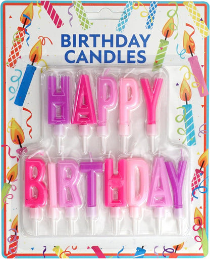72-Count Birthday Candles Multicolored Spiral, Birthday Candles for Cake, Cupcake Candles, Party Celebration