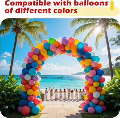 LemonRoad 200 Pcs Black Rubber Bands for Balloon Arch Elastic Tying Bands for Balloon Garland Background Curtain Decoration Fixing and Connecting 3.15 Inch Folded Length