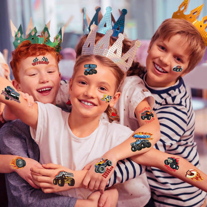 240 Pcs Summer Fruit Temporary Tattoos for Kids, Safety Waterproof Bulk Tattoos Stickers, Hawaiian Themed Tattoos Toys, Best Choice for Summer Party and Goody Bag Stuffers, 60 Different Designs