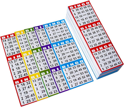 SEETOOOGAMES Bingo Paper Game Cards - 3 Card - 100 Books of 10 Sheets