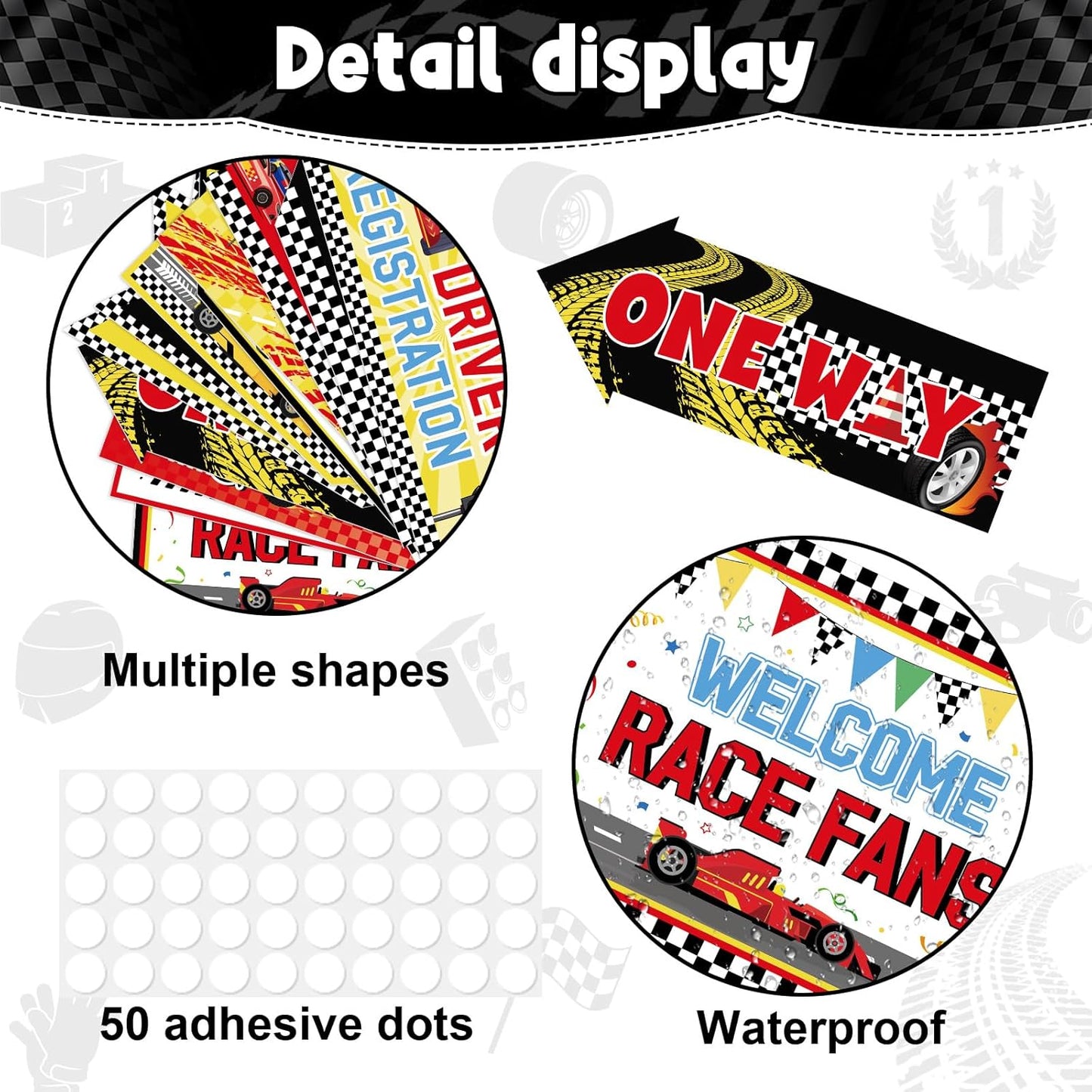 24 Pieces Retirement Decorations Retirement Party Directional Sign Retired Welcome Signs for Adults Retirement Themed Party Decorations Birthday Party Supplies