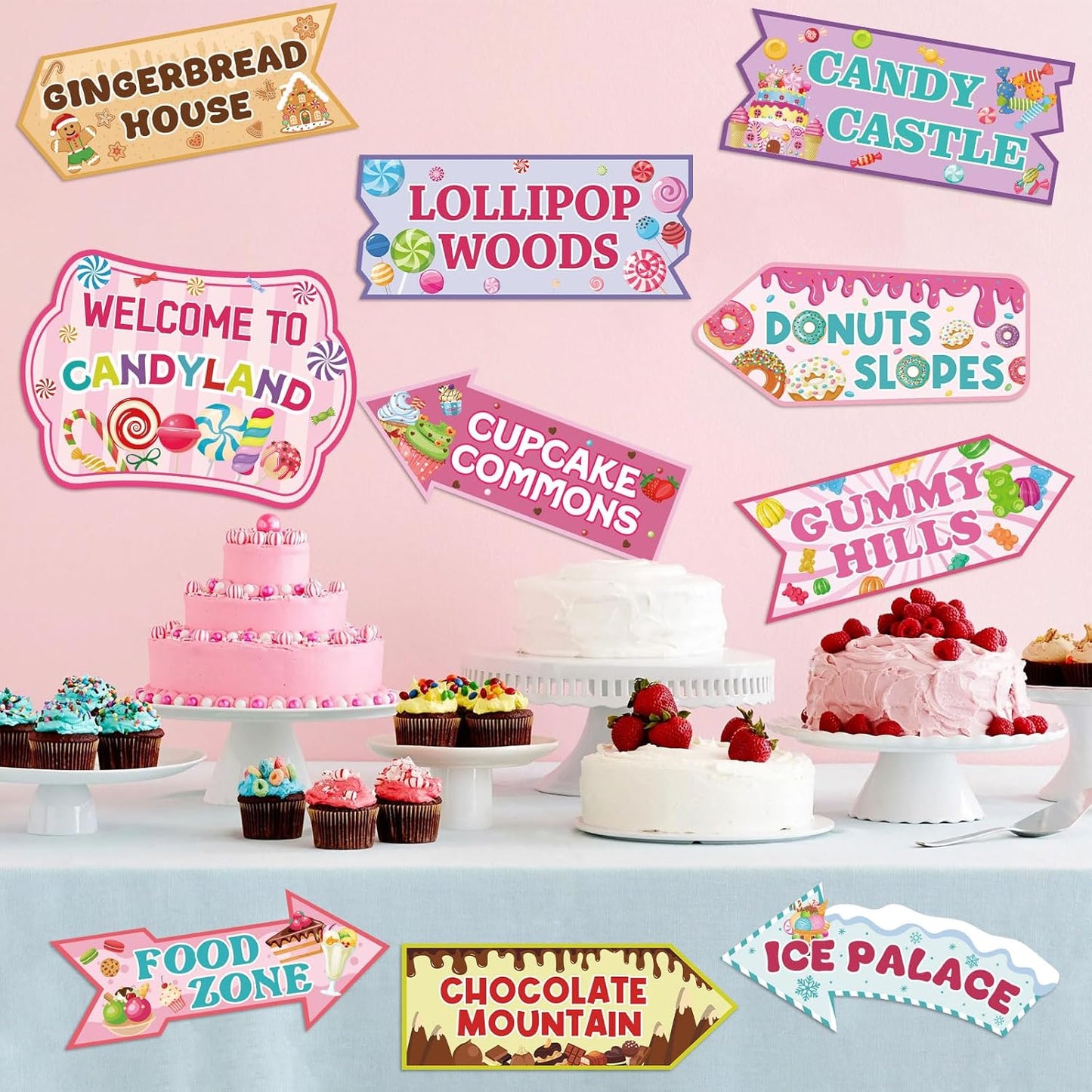 24 Pieces Retirement Decorations Retirement Party Directional Sign Retired Welcome Signs for Adults Retirement Themed Party Decorations Birthday Party Supplies