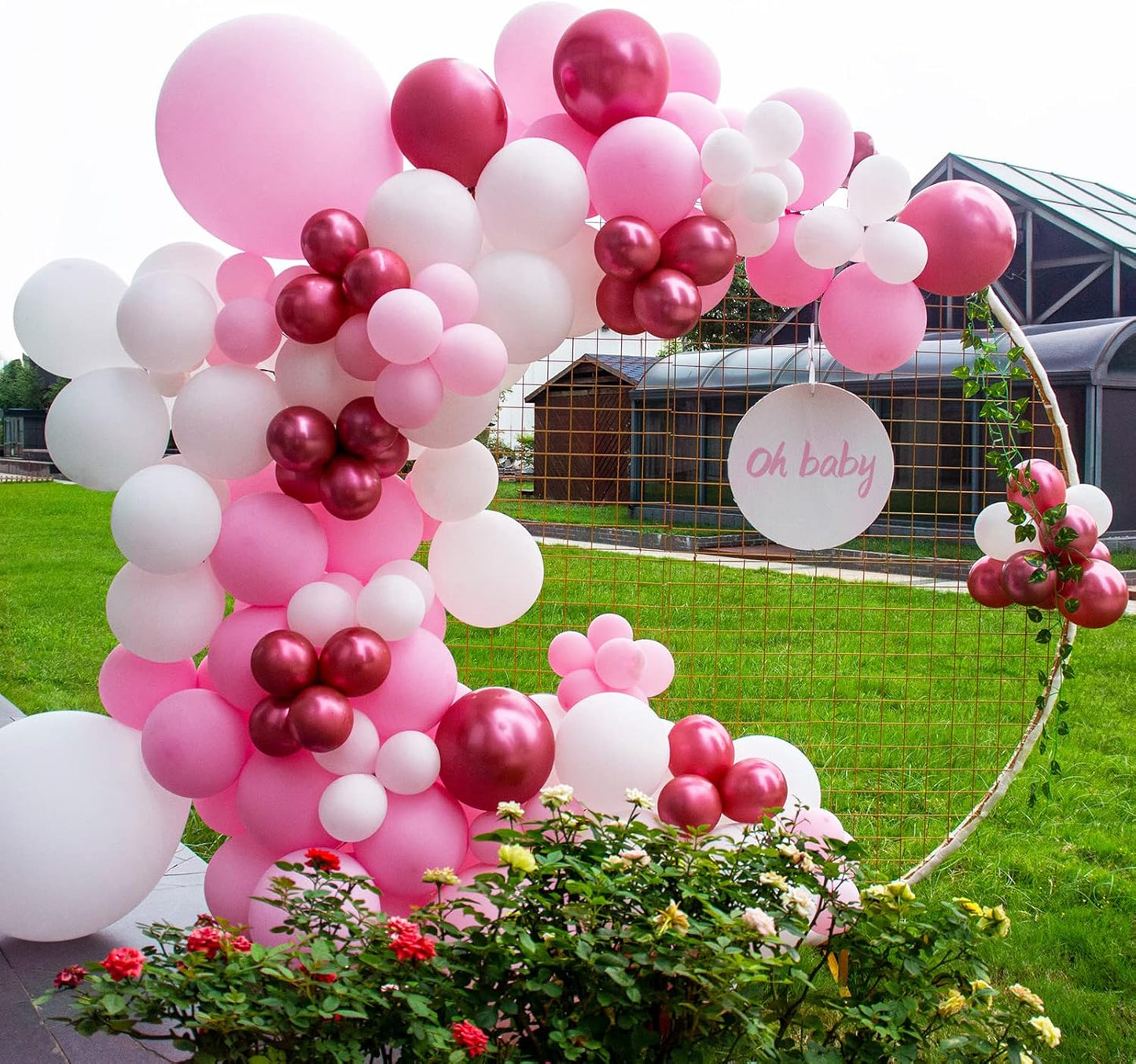110pcs Black Balloon 12 inch, Black Latex Balloons for Birthday Party Baby Shower Wedding(with 2 Ribbons). - Colors B
