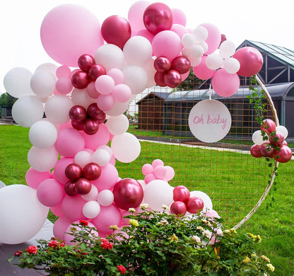 110pcs Black Balloon 12 inch, Black Latex Balloons for Birthday Party Baby Shower Wedding(with 2 Ribbons). - Colors B