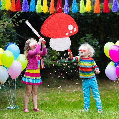 Easter Bunny Pinata Funny Bunny Egg Pinata with Blindfold & Stick for Birthday Decorations Easter Party Supplies Spring Decorations