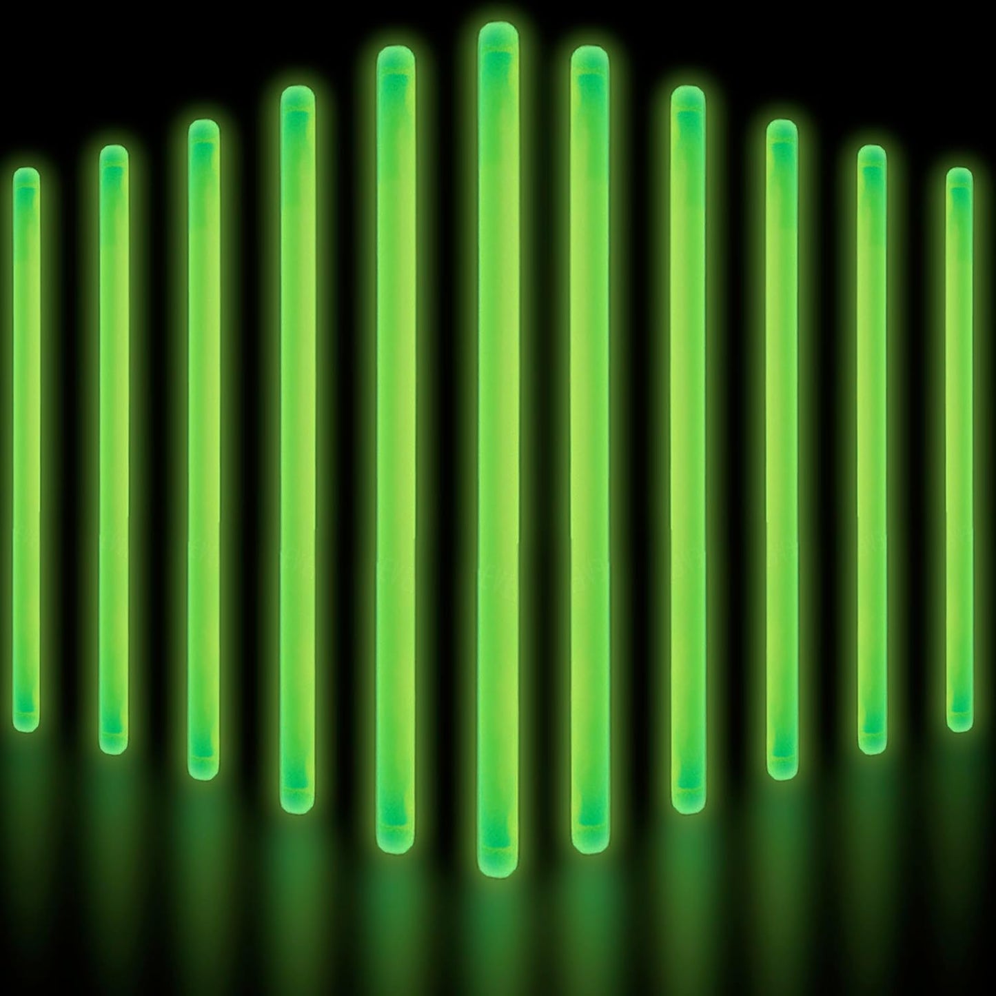 Glow Fever Glow Sticks Bulk Party Pack - 10" Large Glow Sticks - Neon Accessories Light Sticks Glow in The Dark Party Supplies for Concert, Wedding, & Birthday by Party Dragon - Red, 50 ct