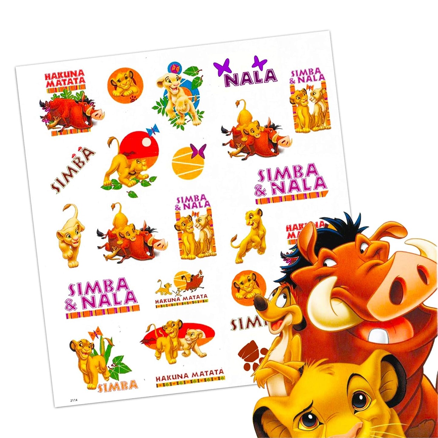 Disney Tattoos Party Favors Mega Assortment ~ Bundle Includes 7 Disney Favorites Temporary Tattoo Packs Featuring Princess, Toy Story, Frozen, Cars, Lion King and More (Over 175 Tattoos!)