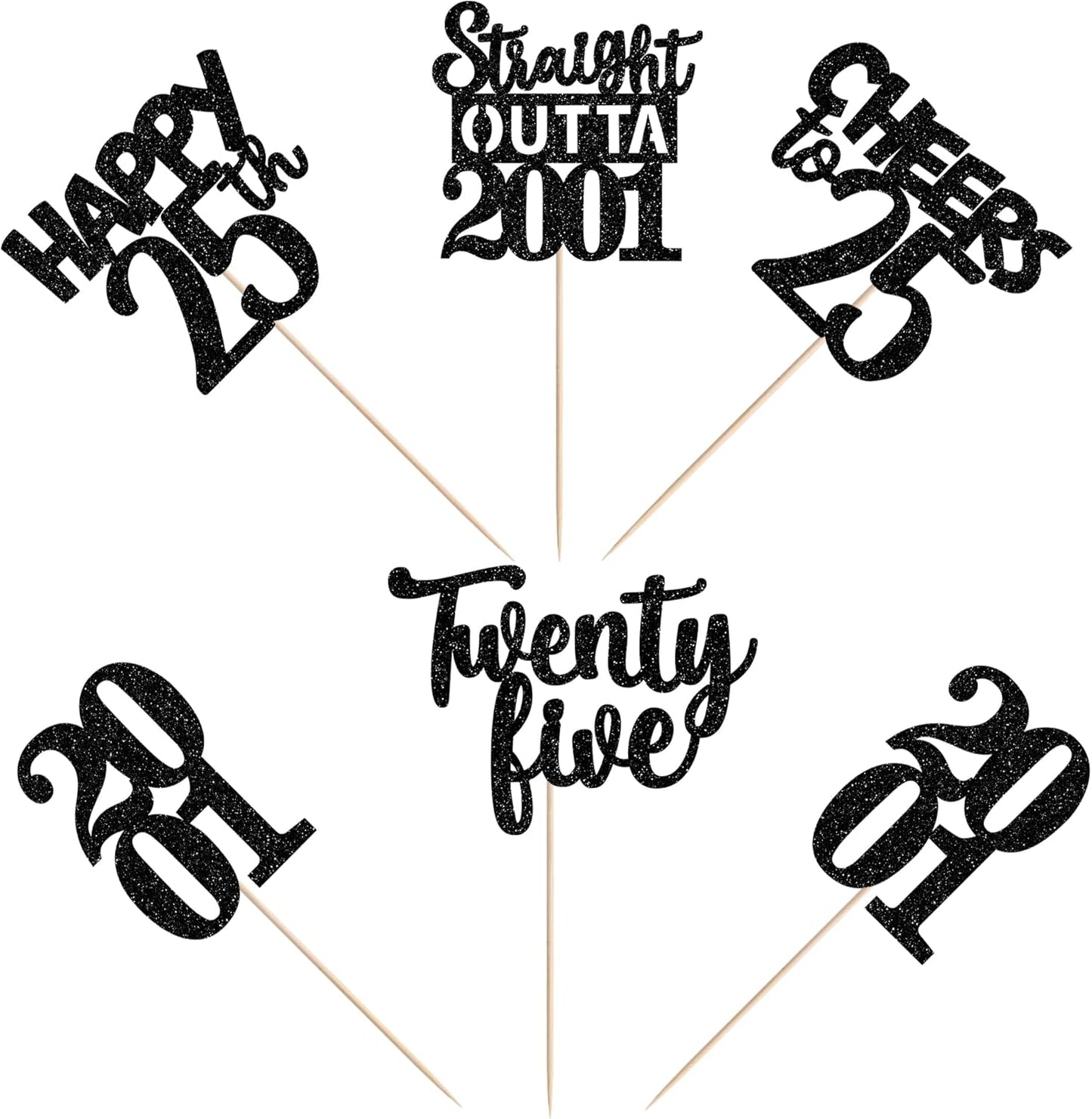 15 PCS 50th Birthday Centerpiece Sticks Fifty Happy 50th Straight Outta 1976 Table Flower Centerpieces Sticks Cheers to 50 Floral Decorations for 50th Birthday Party Centerpieces Supplies Black