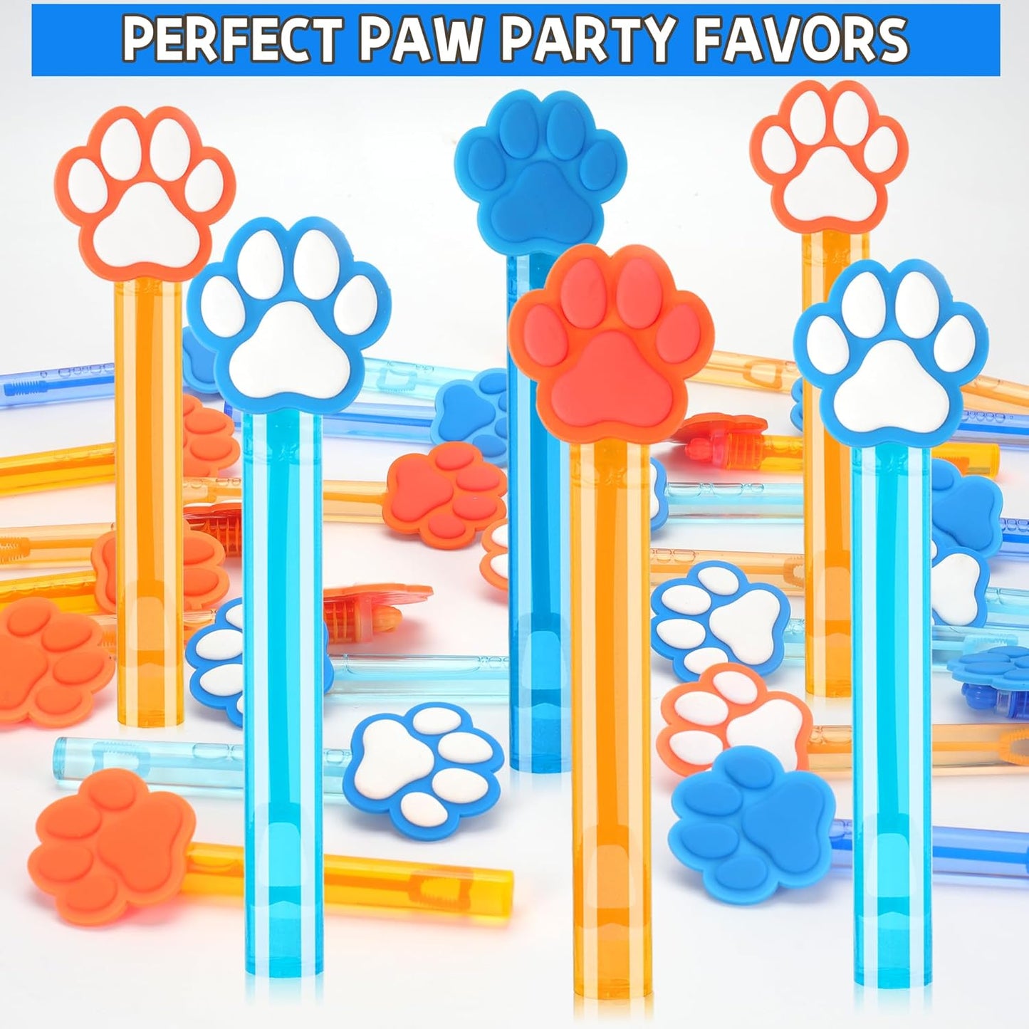 24PCS Animal Bubble Wands for Wild One Birthday Baby Shower Decorations Safari Jungle Theme Party Favors Supplies, Pinata Goodie Bags Filler, Classroom Prizes, Valentines Gifts, Easter Stuffers
