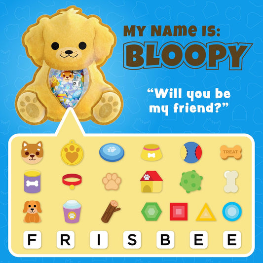 Vango BIZYBOO - The Original Seek & Find Plush - Hidden Object Search Problem Solving Educational Matching Game for Kids 2 and Up (Chill Bill)