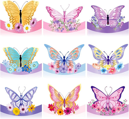 Gersoniel 24 Pcs Party Hats for Kids Paper Headbands Crown for Boys Girls, Birthday Party Decoration Favors