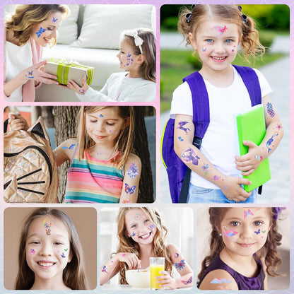 Ozepao Dinosaur Glitter Temporary Tattoos for Kids - 160 Styles - Dino Party Favors, Birthday Party Supplies, T-rex Decorations