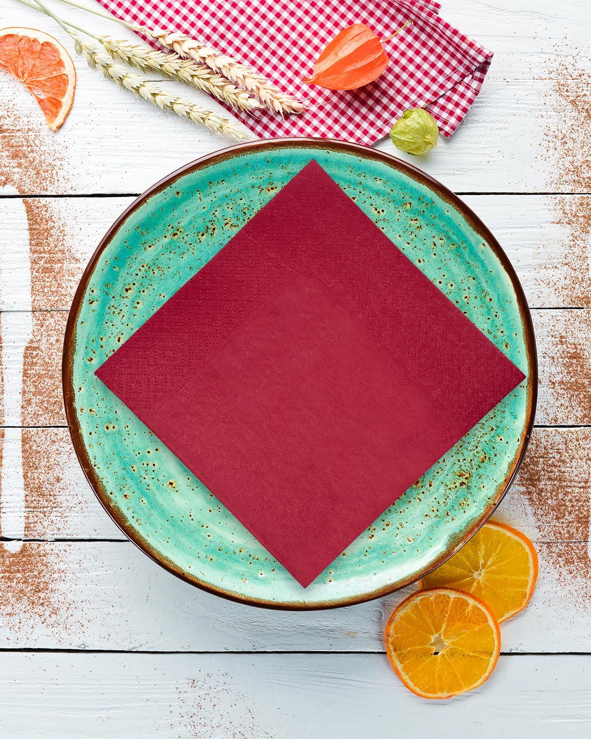 24 colors Cocktail Napkins 5 * 5inch disposable Beverage Napkin paper for Cocktail, Wedding, Dinner，Brithday Party Dessert Wine Paper Napkins（ 120 Count）