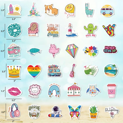 Wninbu 200 PCS Cute Stickers for Kids,Water Bottle Sticker Pack for Teens Girls Boys,Waterproof Vinyl Animal Stickers for Water Bottles,Skateboard,Laptop Students Classroom Decor Prizes (Cute 200 pcs)