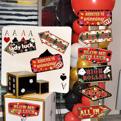 24 Pieces Retirement Decorations Retirement Party Directional Sign Retired Welcome Signs for Adults Retirement Themed Party Decorations Birthday Party Supplies