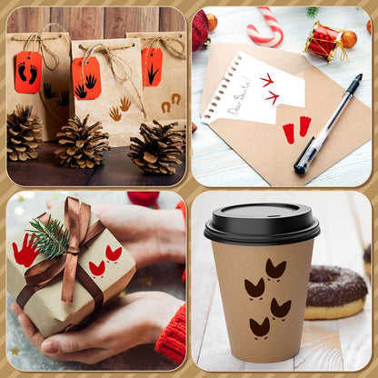 Maitys 36pcs Cartoon Pattern Wood Stamps Set Wooden Rubber Holiday Stamps Cute Cake Elephant Candle Butterfly Bee Pattern for Card Making Decoration and Scrapbooking Supplies DIY Tools Gifts