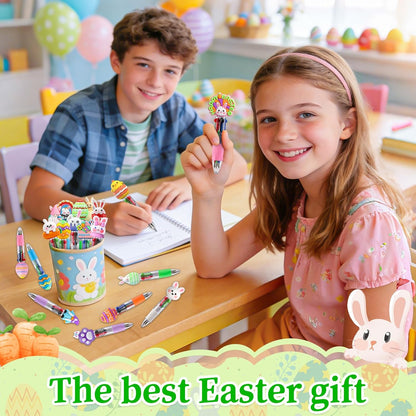 CZWZ 20Pcs Mini Multicolor Pens in One 4-in-1 Cute Pens Bulk for Kids, Fun Kawaii Ballpoint Pens for Birthdays and Children's Party Favors Gifts Teacher School Supplies
