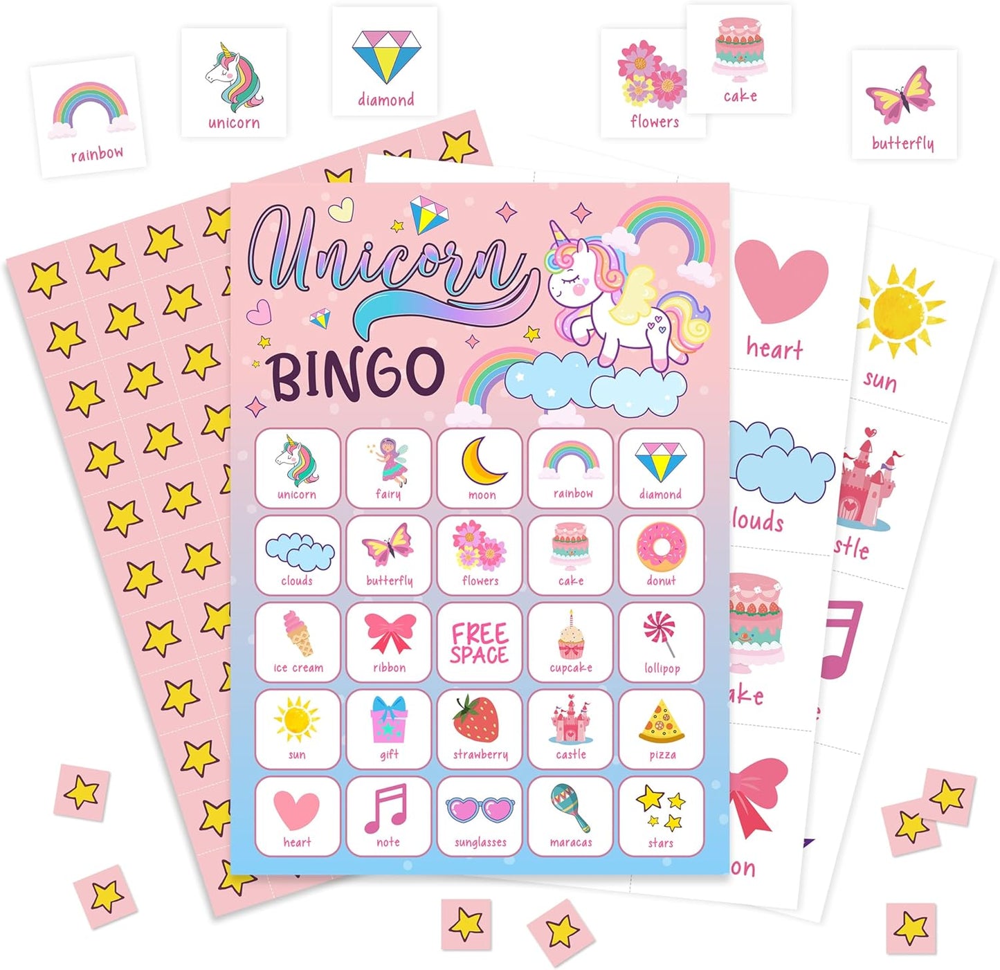 Book Bingo Game, Reading Party Bingo Cards Set, Read Themed Party Games Supplies for Book Lovers, Adults Family Friends Holiday Activities Favors Decorations for 24 Player, 01
