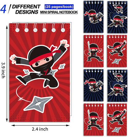 24pcs Hero Theme Mini Notebooks Party Supplies Favors Goodie Bag Stuffers Journal Pocket Notebook Supplies for City HeroTheme Birthday Party 8 Styles