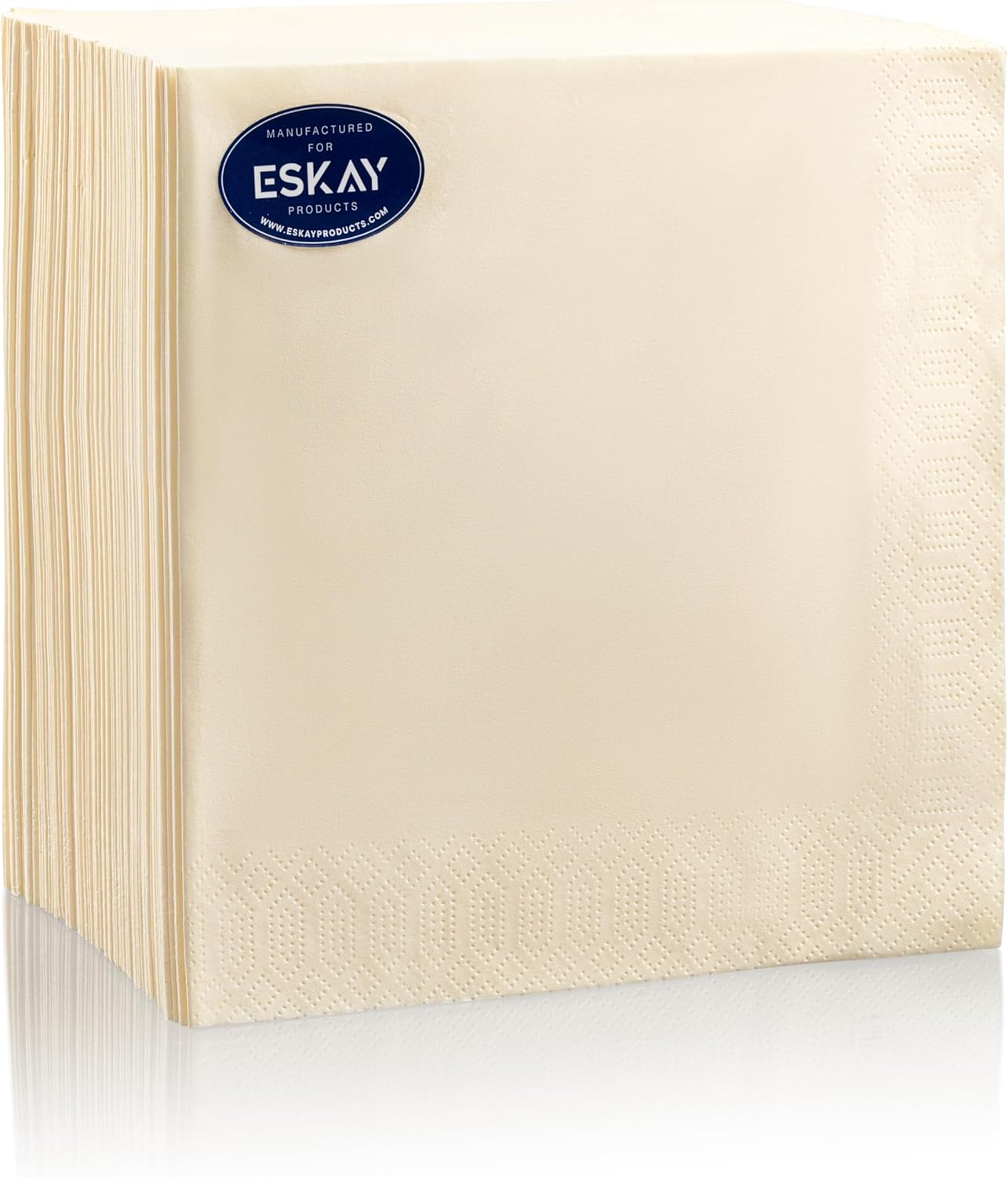 Black Beverage Napkins (300 Count) 2-Ply Disposable Cocktail Napkins for Bar, Weddings, Parties, Events, Premium Quality and EU Made