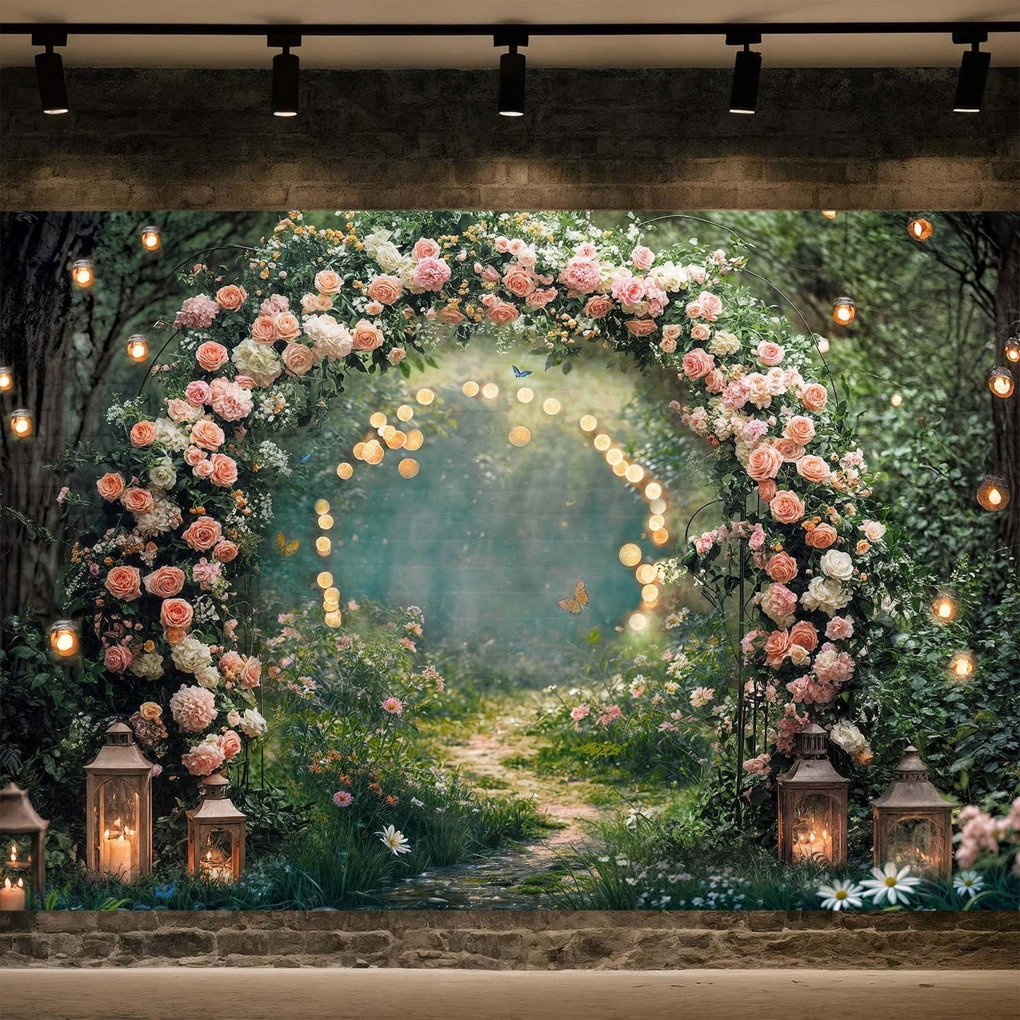 10x8ft Country Wedding Photography Backdrop Rustic Barn Door Photography Backdrop Farmhouse Pink Flower Cabin Wooden Birthday Baby Shower Wedding Bridal Party Banner Photo Booth Props Background