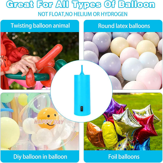 260 Balloon Pump Electric-Portable Air Pump for Twisting & Foil Balloons,Electric Ballon Blower Inflator for All Balloons, w/Extension Tube