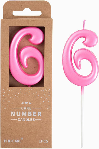 PHD CAKE 2.76 Inch Elegant Gold 1 Number Birthday Candles, Gold Number Candles, Cake Number Candles, Party Celebration