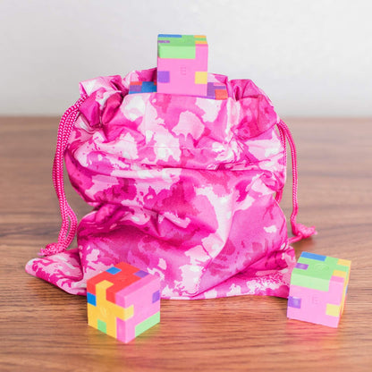 Super Z Outlet Tie-Dye Camouflage Drawstring Bags Party Favors, Arts & Crafts Activity 7"x10" (12)