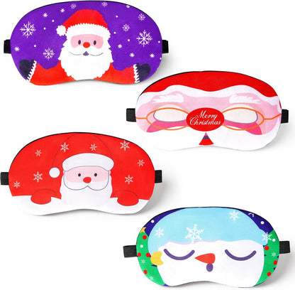 Tphon Sleep Mask for Adult Kids Boys Girls Funny Blindfolds Soft Cute Animal Sleeping Masks with Adjustable Strap for Travel Naps Shift Works Games
