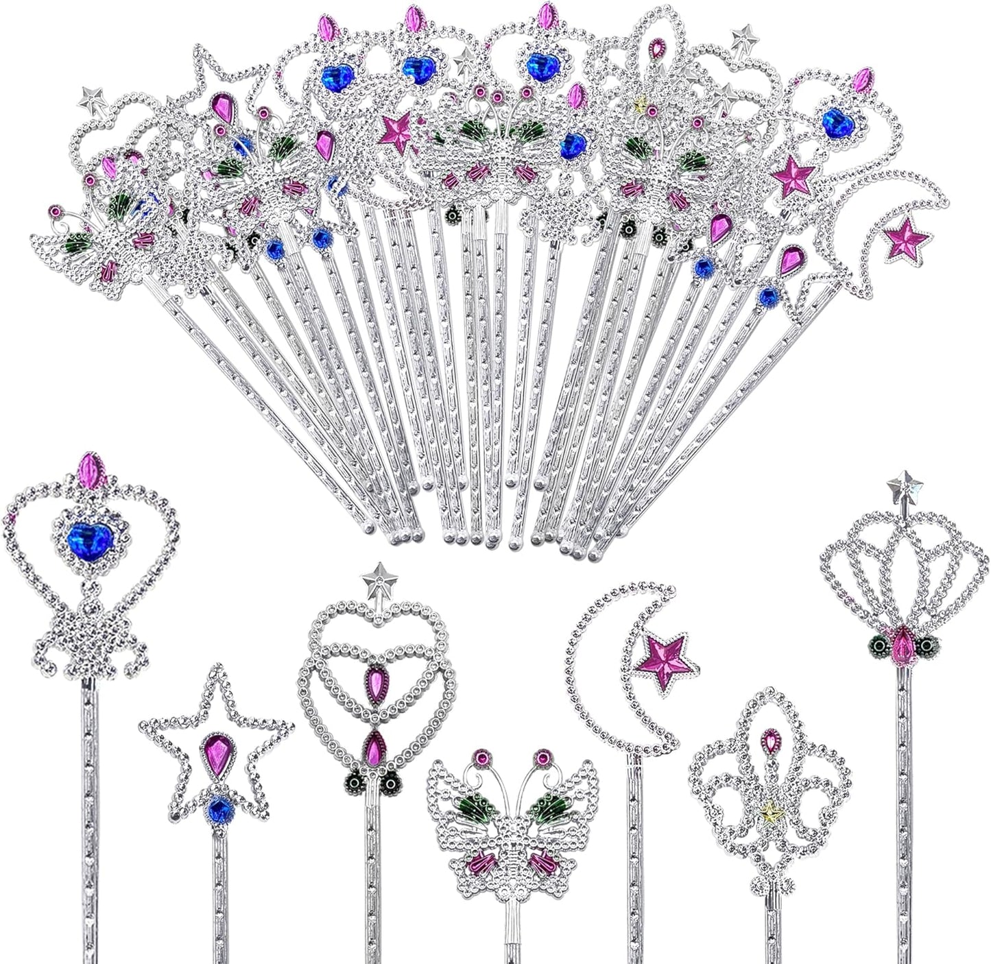 Fairy Magic Dress-Up Wand Set Princess Wand Girl Dress-Up Game Costume Cosplay