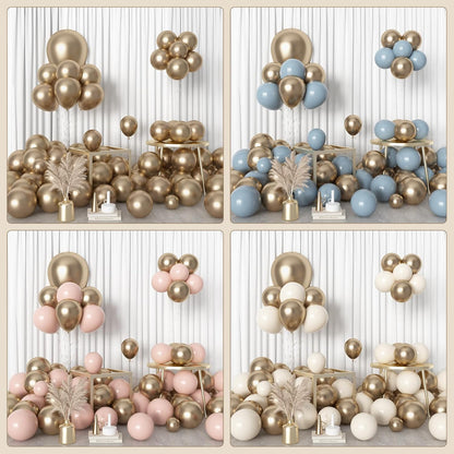 Amandir 153pcs White Sand Balloons Arch Garland Kit Different Sizes 18 12 10 5 Inch Cream Beige Sand White Latex Balloon for Birthday Boho Neutral Baby Shower Wedding Anniversary Party Decorations